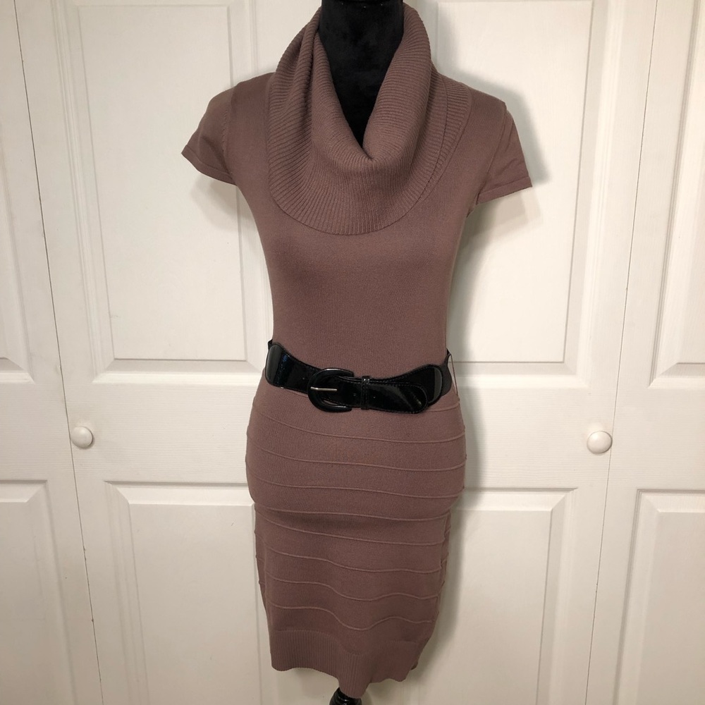 Say What Brown Dress with belt Size S